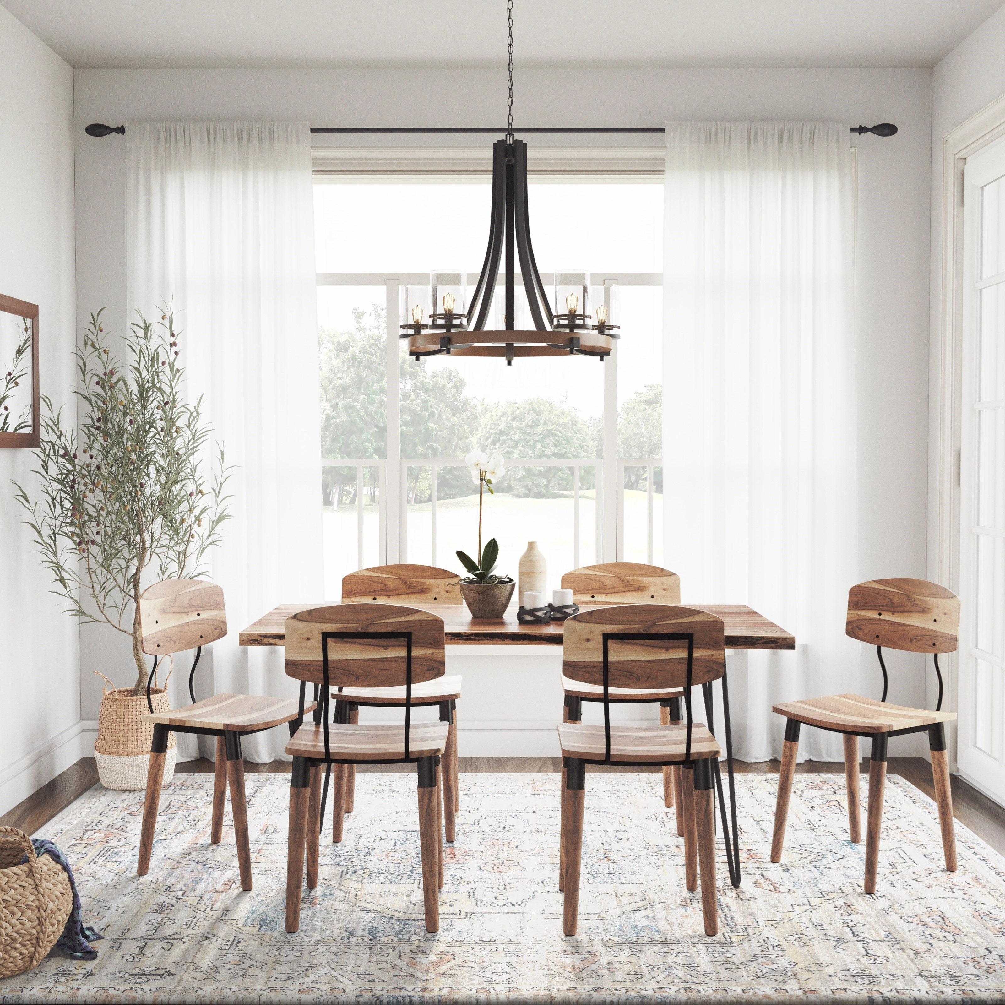 7-Piece Table and Chair Set